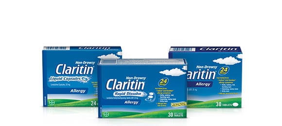 Claritin Family packshots