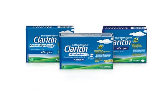 Claritin Family packshots